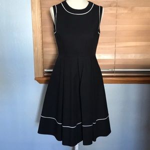 Kate Spade Black fit and flare dress